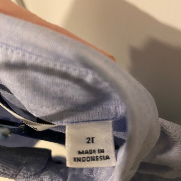 Janie and Jack French Blue Button Down - Picture 3 of 3